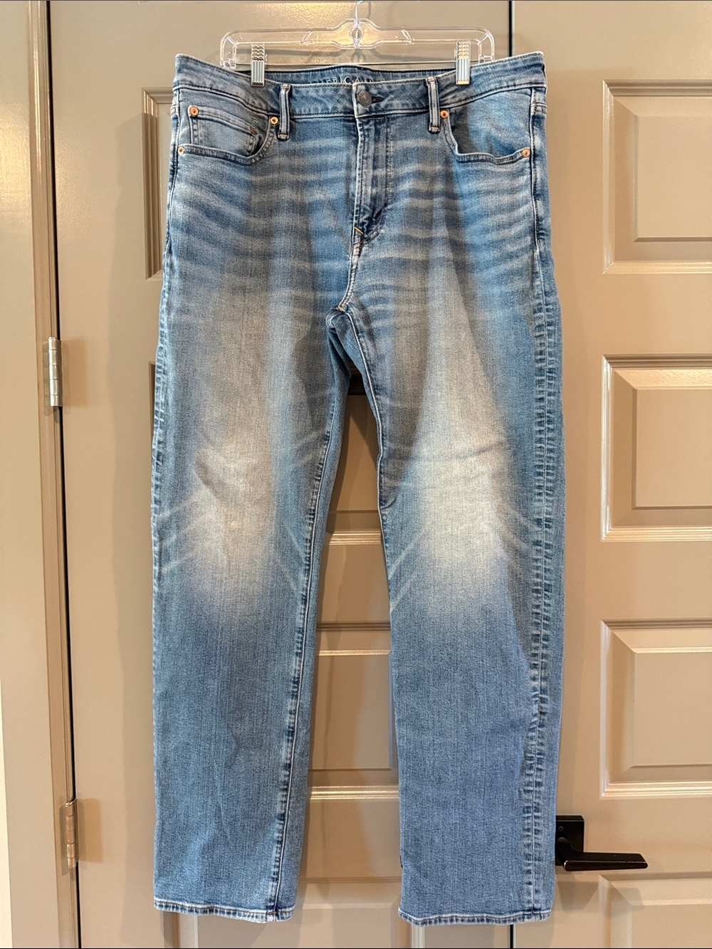 American Eagle Outfitters Light Blue Original Straight Jeans 36 x 34